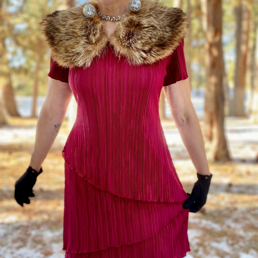 Vintage Petite Holiday Party Dress